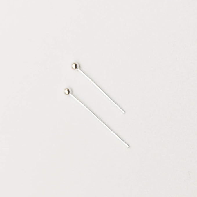 Chenkou Craft Silver Assorted 700pcs Mix Size Brass Ball Head Pins for Jewelry Making (Silver, Mix)