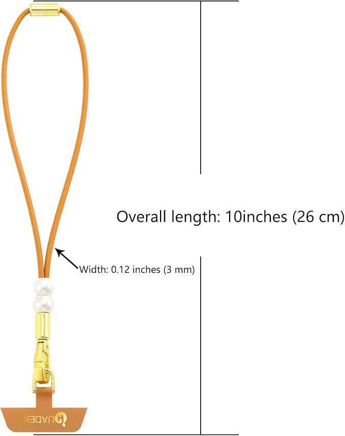 Leather Phone Wrist Strap,Universal Adjustable Key Lanyard,Stylish Wristlet Keychains for Women&Men