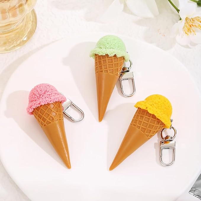 HSYHERE Men Women Creative Interesting Novelty Stylish Mini Simulated Food Orange Shrimp Keychain Key-ring Pendant
