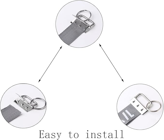 41 Sets Key Fob Hardware and Glass Running Pliers Tool, for Key Fob Hardware Install, Silver