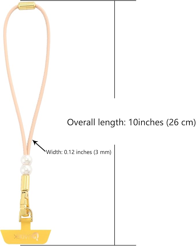 Leather Phone Wrist Strap,Universal Adjustable Key Lanyard,Stylish Wristlet Keychains for Women&Men