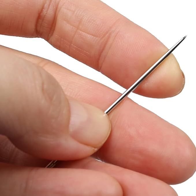 Eketirry Hand Sewing Needle Kit, Heavy Duty Household Hand Needles for for Upholstery, Carpet, Leather, Canvas Repair (5 Pieces)