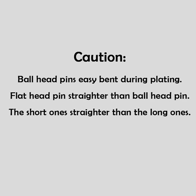 INSPIRELLE 100PCS Gold Plated Brass Ball Head Pins 22 Gauge Satin Pins for DIY Jewelry Making Findings - 30mm (1.2 Inch) Long