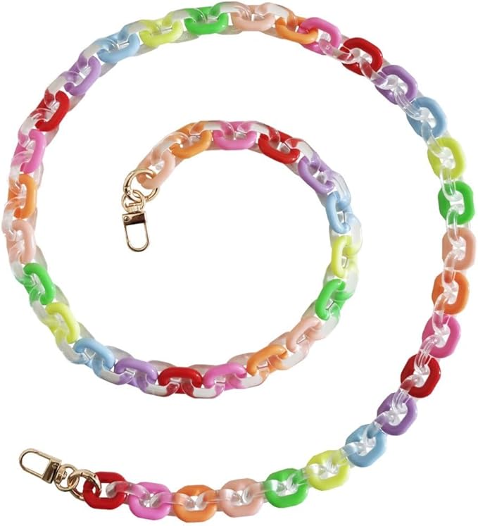 Acrylic Resin Chain Strap for Purse,Replacement Bag Chain Strap,Handbag DIY Accessories