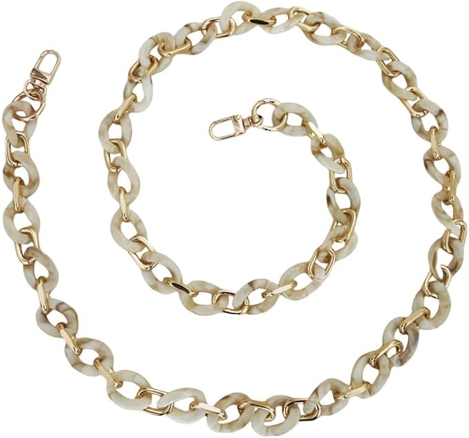 Acrylic Resin Chain Strap for Purse,Replacement Bag Chain Strap,Handbag DIY Accessories