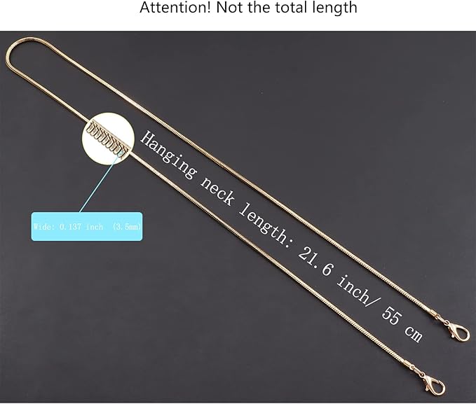Snake Chain Phone Strap Universal phone lanyard phone strap connector (Snake-Chain(Light gold) F5)