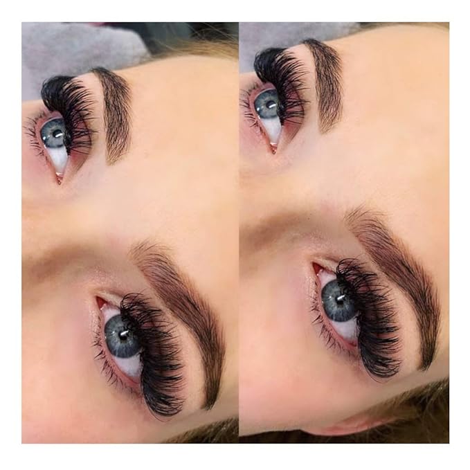 FADLASH Easy Fan Lashes Volume Eyelash Extensions 0.05 0.07mm Self Fanning Lashes C D DD Curl Rapid Blooming 5D 6D 10D Volume Lash Extensions Supplies 8-20mm (0.07-C, 8-14mm Mix)