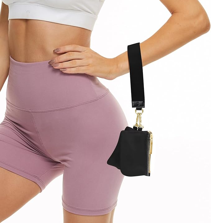 Mum's Memory Mini Zip Around Wristlet Wallet for Women Dual Pouch Wristlet Portable Wallet Coin Purse Mini Women Coin Pocket
