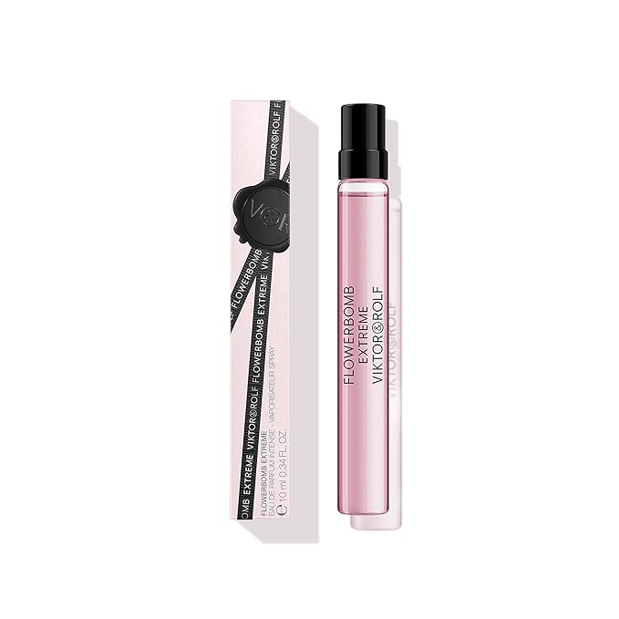Viktor&Rolf - Flowerbomb Extreme - Eau de Parfum Intense Womens Perfume - Intense & Floral - With Raspberry, Jasmine, Rose, Orange Blossom & Vanilla Bean - 0.3 Fl Oz