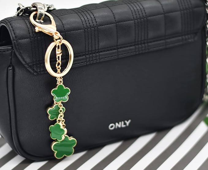 Keychains for Womens, Bag Charm Flowers Car Key Chain Key Ring Pendant for Purse, Handbag Bag Decoration