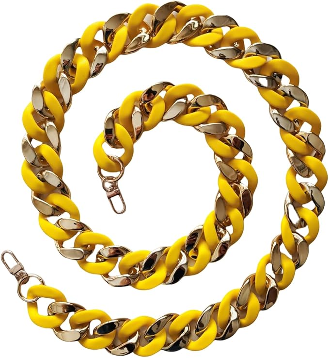 Acrylic Resin Chain Strap for Purse,Replacement Bag Chain Strap,Handbag DIY Accessories