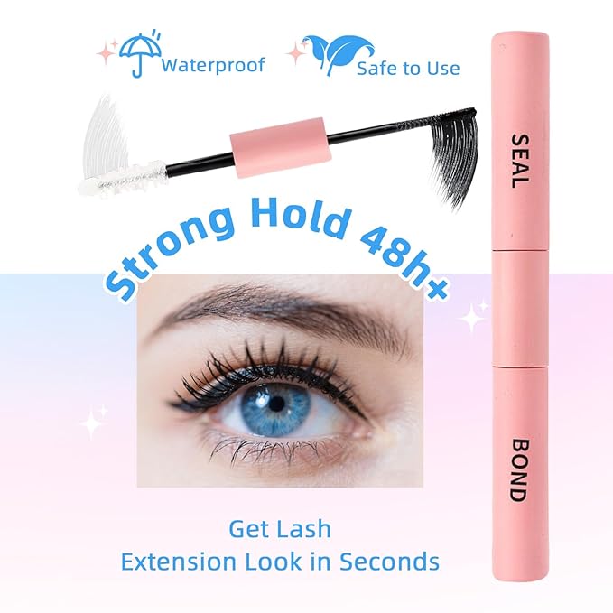Kraeci Lash Extension Kit DIY with Adhesive Remover for Safe Removal, 280 Clusters 9-16mm, 30D/40D Volumes, Bond Glue, Sealant, Tweezers, Home Use Eyelash Starter Kit