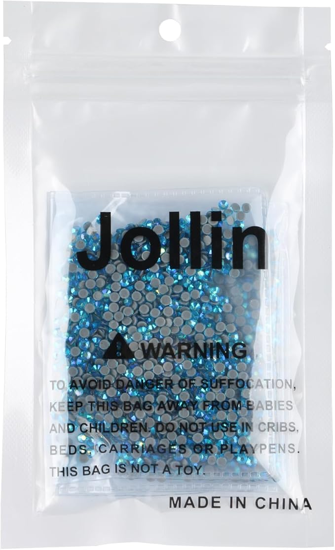 Hot Fix Crystal Flatback Rhinestones Glass Diamantes Gems 2.8mm(10ss 2880pcs, Aquamarine AB)