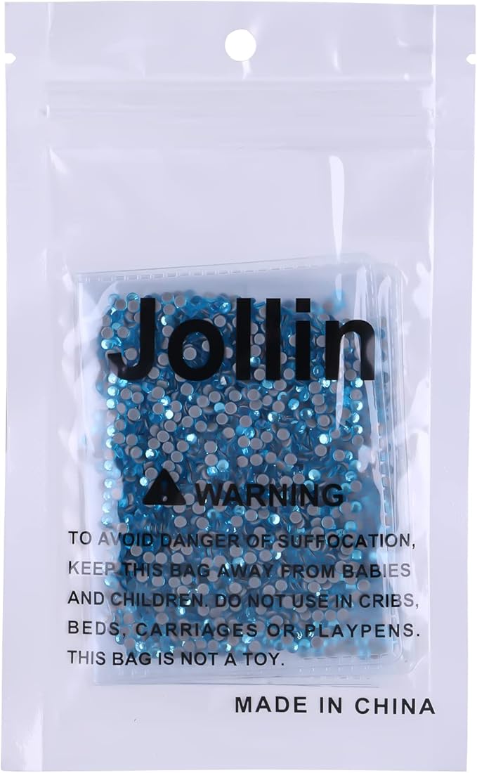 Hot Fix Crystal Flatback Rhinestones Glass Diamantes Gems 2.4mm(8ss 2880pcs, Aquamarine)