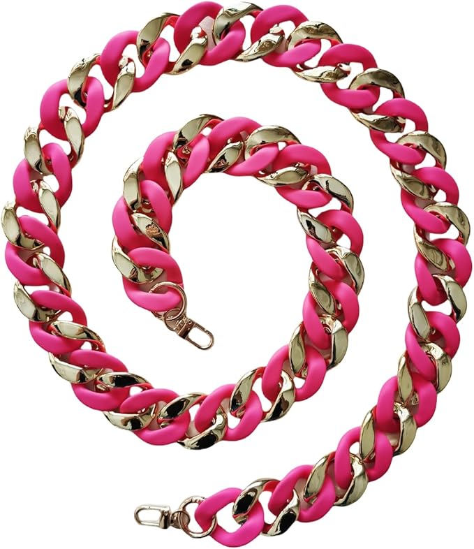 Acrylic Resin Chain Strap for Purse,Replacement Bag Chain Strap,Handbag DIY Accessories