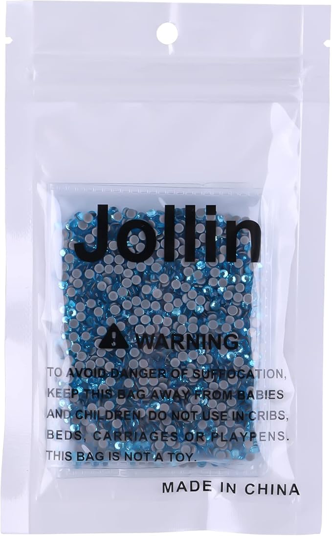 Hot Fix Crystal Flatback Rhinestones Glass Diamantes Gems 2.8mm(10ss 2880pcs, Aquamarine)
