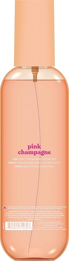 eos Cashmere Body Mist, Pink Champagne, Body Spray for Women, Hair Mist, Moisturizing, Hyaluronic Acid, Glycerin, Vegan, Cruelty-free, 6 fl oz