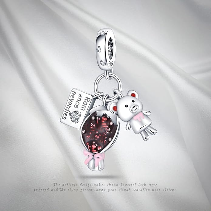 Pandach Animal Charm Bead fits Charms Bracelets for Woman-925 Sterling Silver Dangle Pendant Bead,Jewelry Beads Gifts for Women Bracelet&Necklace