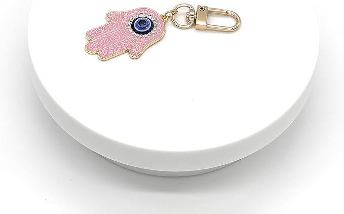 Evil Eye Keychain Hamsa Hand keychain Protection Charm for Men Women Car Key Ring Bag Purse Accessories