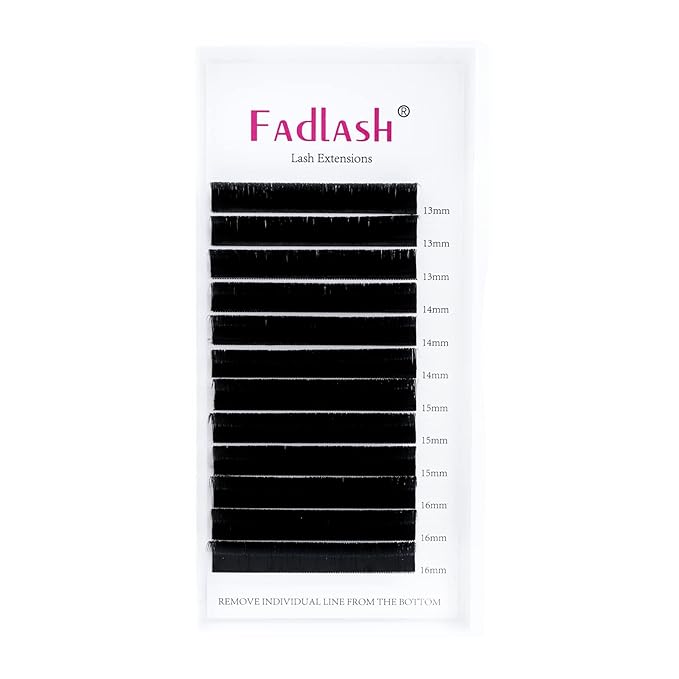 Mega Volume Lash Extensions 0.03-0.10mm C D CC DD L Curl 8-30mm Length Easy Fan Volume Lashes Self Fanning Eyelash Extensions 2D-20D (0.03-CC, 13-16mm Mix)