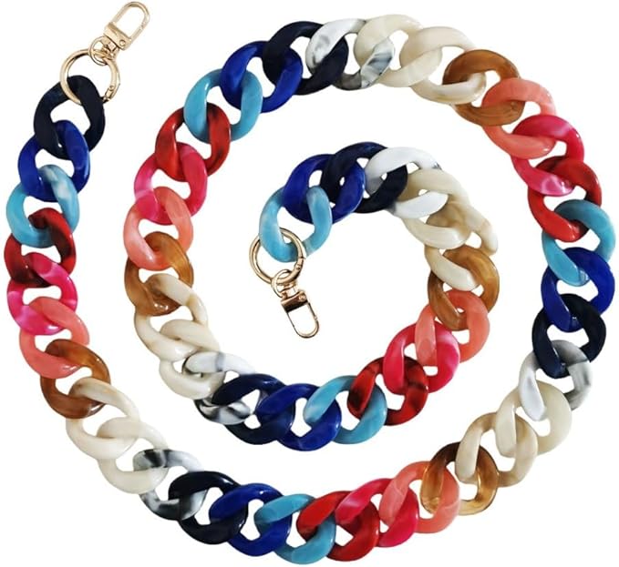 Acrylic Resin Chain Strap for Purse,Replacement Bag Chain Strap,Handbag DIY Accessories