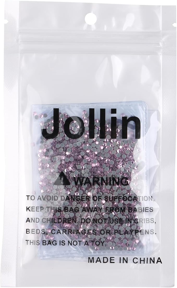 Hot Fix Crystal Flatback Rhinestones Glass Diamantes Gems 2.4mm(8ss 2880pcs, Pink)
