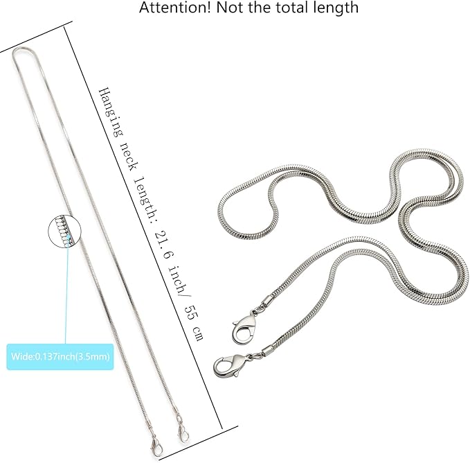 Snake Chain Phone Strap Universal phone lanyard phone strap connector (Snake-Chain(Silver color) F6)