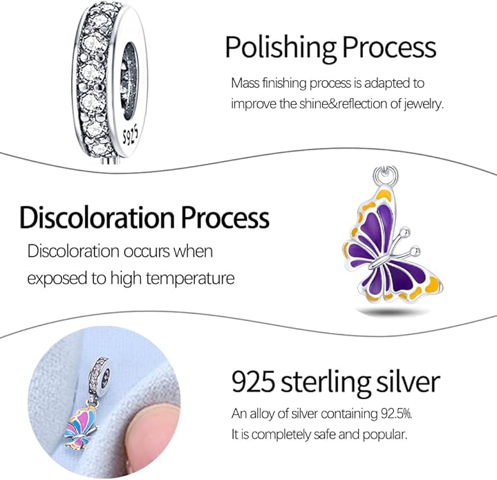 Pandach Animal Charm Bead fits Charms Bracelets for Woman-925 Sterling Silver Dangle Pendant Bead,Jewelry Beads Gifts for Women Bracelet&Necklace