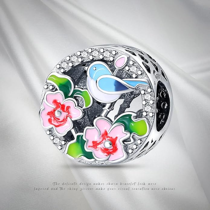 Pandach Animal Charm Bead fits Charms Bracelets for Woman-925 Sterling Silver Dangle Pendant Bead,Jewelry Beads Gifts for Women Bracelet&Necklace