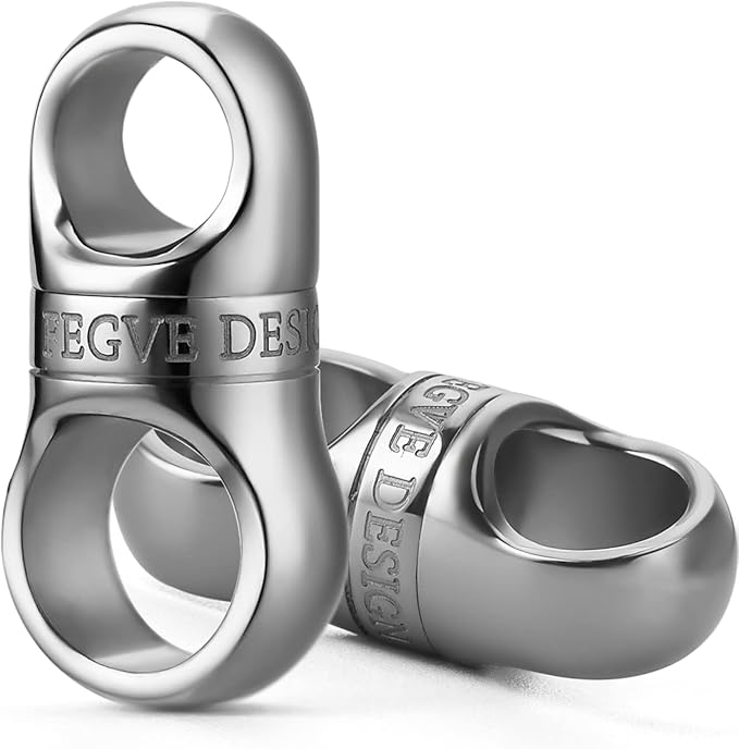 TISUR Titanium Key Ring, Key Chain Rings Heavy Duty Swivel Keyrings Carabiner Keychain For Men And Women Key Chain Assecories