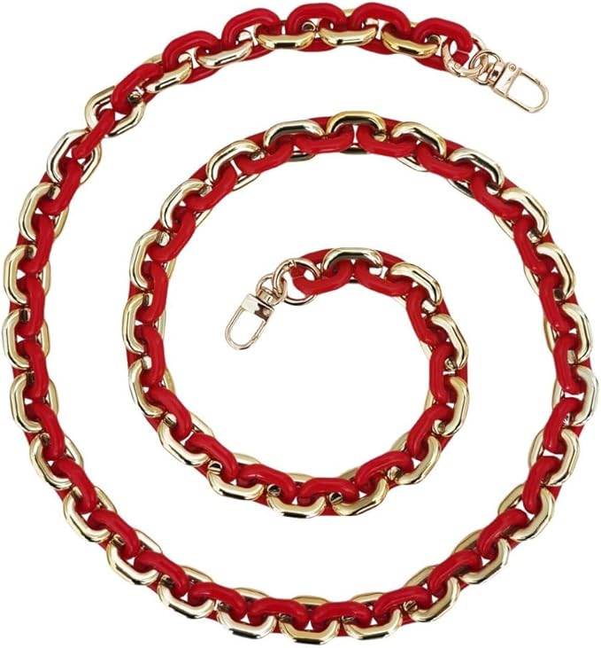 Acrylic Resin Chain Strap for Purse,Replacement Bag Chain Strap,Handbag DIY Accessories