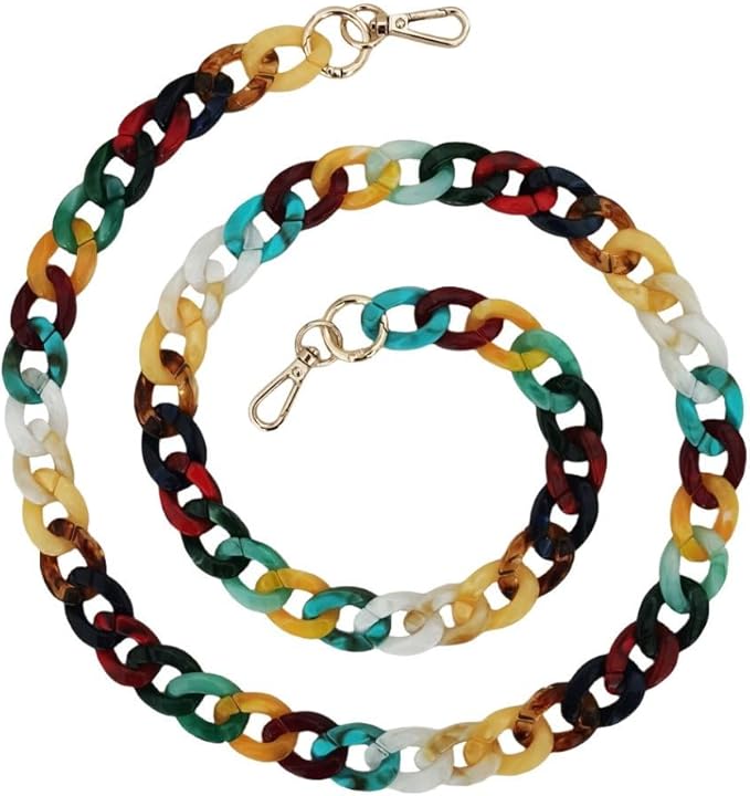 Acrylic Resin Chain Strap for Purse,Replacement Bag Chain Strap,Handbag DIY Accessories