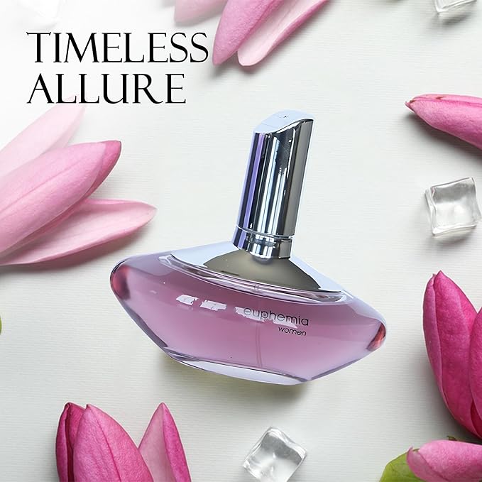 AFLUXE Women's Perfume Combo Set Milano Women&Euphemia Floral Fruity Fragrance Eau De Parfum Elegant 100ml Bottle Natural Spray Each for Daily Used