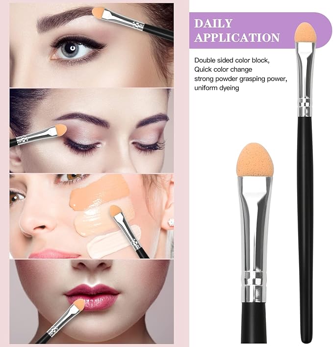 Sunuly Eyebrow Razor, 7 in 1 Brow Kit, Eyebrow Trimmer Set Including Brow Razors, Brush, Scissors, Tweezers, with Plastic Box for Women Men Eyelash Facial Grooming