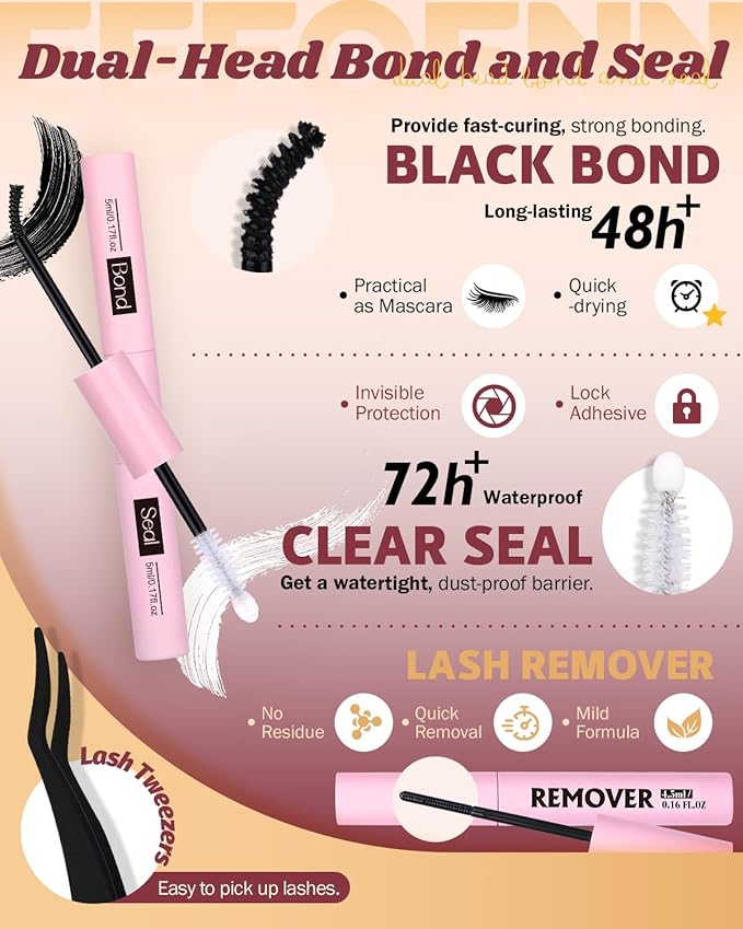 Eefofnn Manga Lash Clusters Kit Fluffy Eyelash Clusters 12-20mm Long Volume Individual Lashes Spiky D Curly Cluster Lashes Spikes Anime Thick Fairy Lash Extensions Lash Bond and Seal and Remover Kit