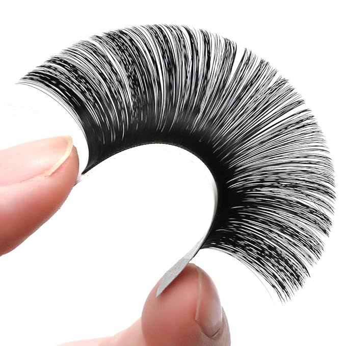 Eyelashes Extension 0.03 15-20mm Mixed Tray FADLASH Volume Eyelash Extensions C Curl Self Fanning Lashes Easy Fan Volume Lashes (0.03-C, 15-20mm)