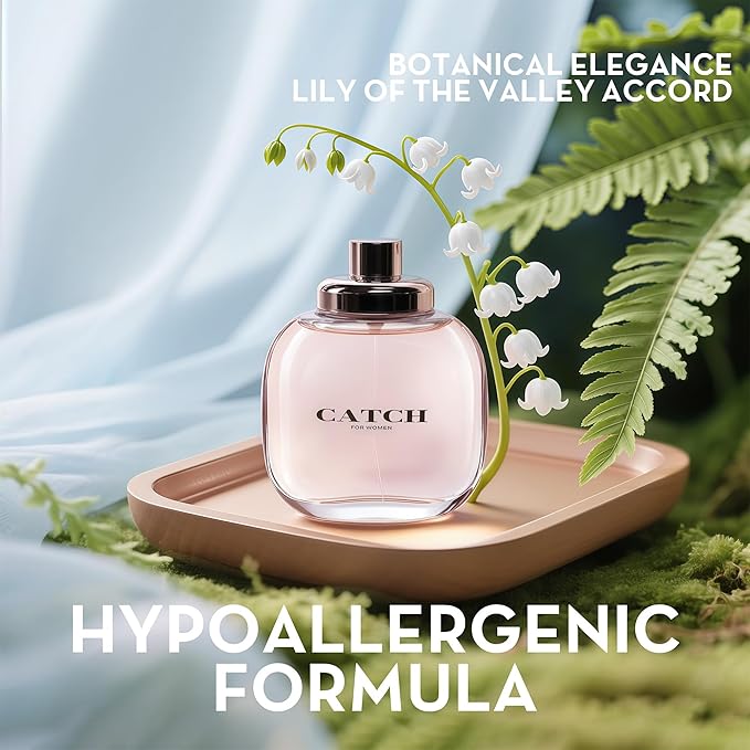AFLUXE Women's Perfume Combo Set Milano Women&Catch Women Floral Fruity Fragrance Eau De Parfum Elegant 100ml Bottle Natural Spray Each for Daily Used
