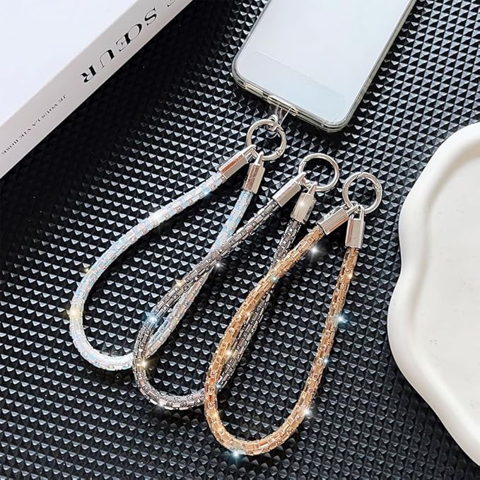 2Pcs Phone Crossbody Lanyard and Wrist Strap, Universal Cell Phone Lanyard Strap with 2Tether Tab