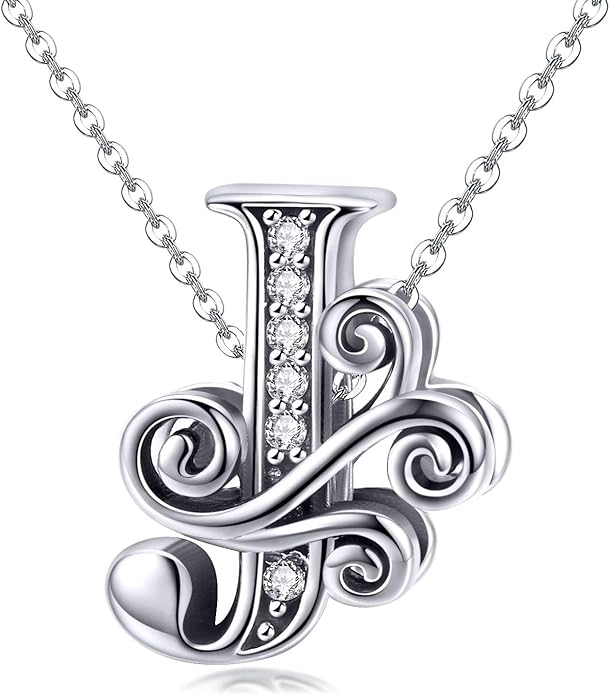 925 Sterling Silver Letter Charms for Pandora Bracelets Alphabet Initial Charms Beads Birthday Christmas Jewelry Gift for Women