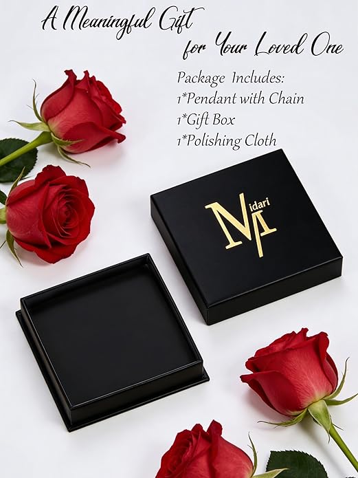 Midari 18K Yellow Gold Cross Pendant Rose Birthstone Necklaces for Women Christian Cross Jewelry with 12 Months Birthstone Birthday Gifts for Wife Her Daughter Mom