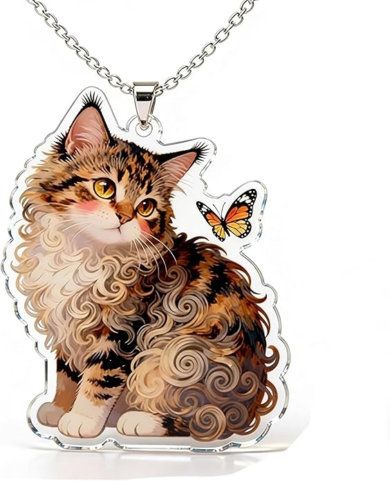 Trendy Cartoon Cat Necklace - Sturdy Alloy Chain, Colorful Acrylic Kitten Pendant, Ideal Gift for Cat Enthusiasts and Casual Outfits