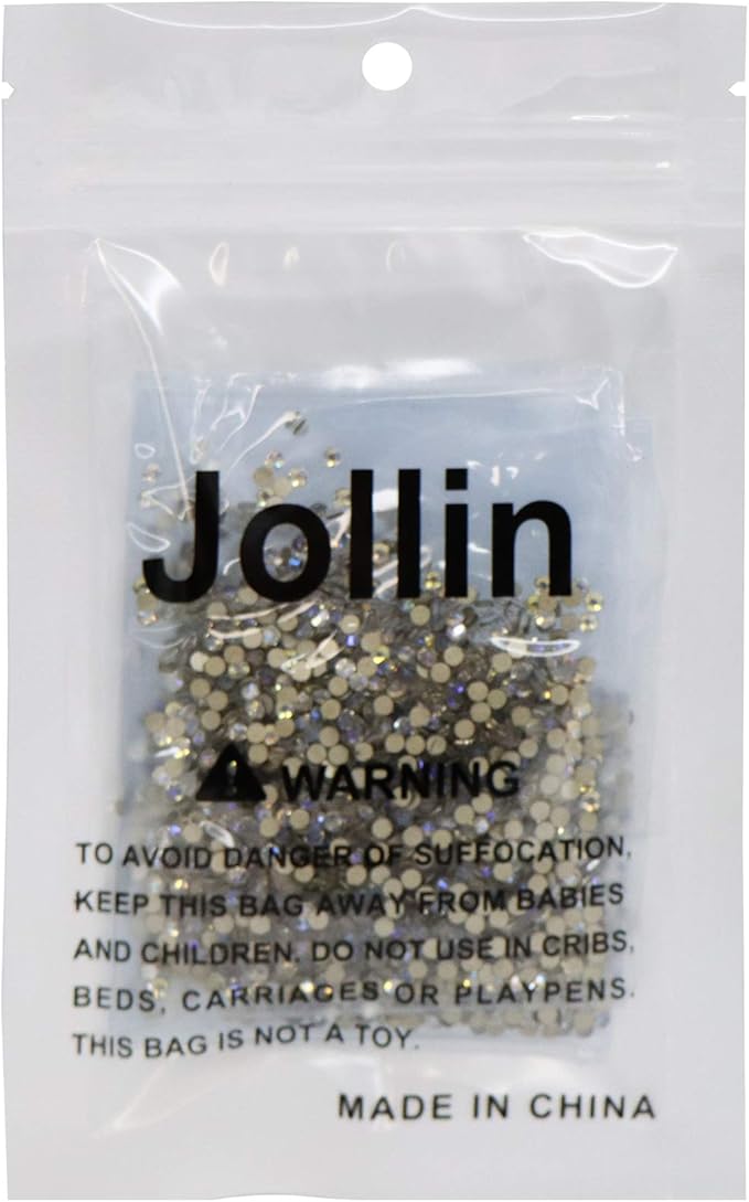 2880pcs Flatback Rhinestones Glue Fix Crystal Glass Diamantes Gems for Crafting Nail Art Crafts Decorations Clothes Shoes 2.4mm (ss8, Moonlight)
