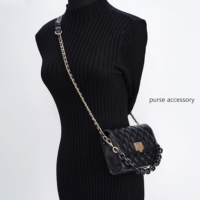 Cute Acrylic Purse Strap Bag Chain Handle Replacement Handbag Crossbody Shoulder Strap Accessory