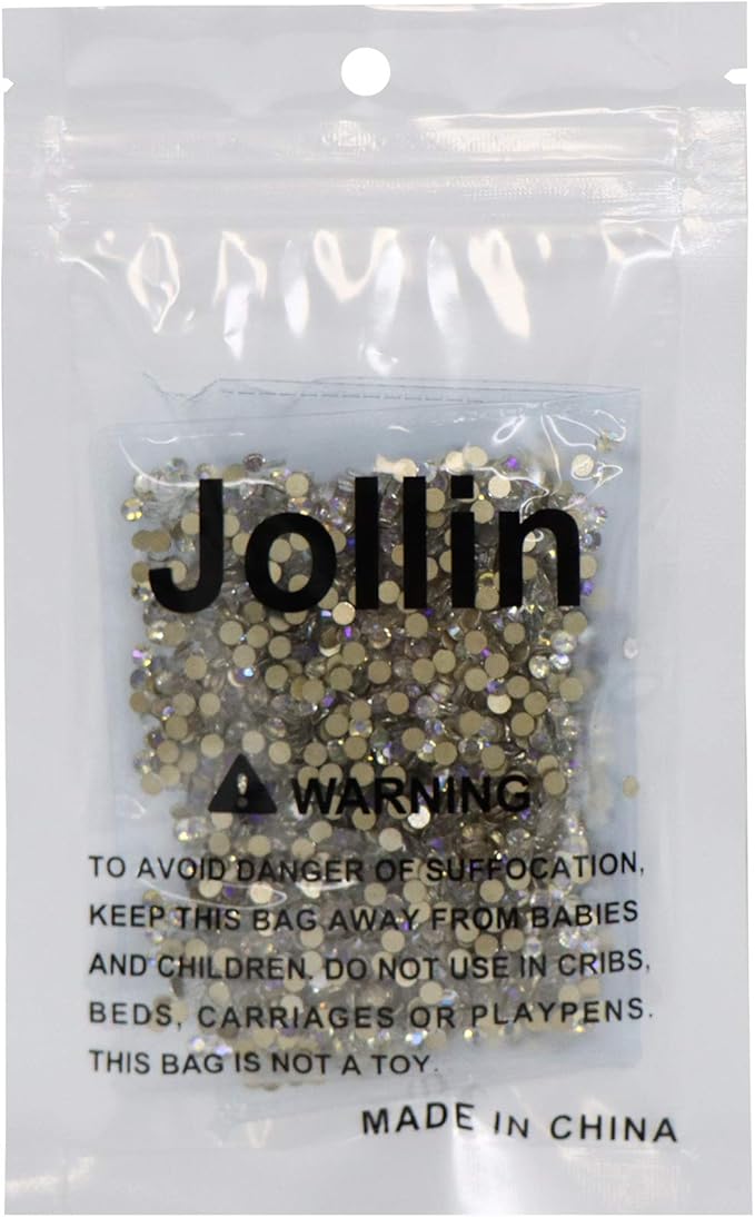 2880pcs Flatback Rhinestones Glue Fix Crystal Glass Diamantes Gems for Crafting Nail Art Crafts Decorations Clothes Shoes 2.8mm (ss10, Moonlight)