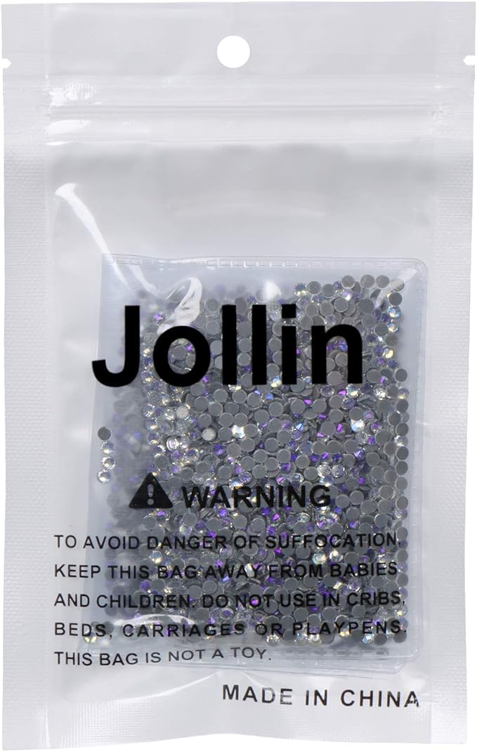 Hot Fix Crystal Flatback Rhinestones Glass Diamantes Gems 2.8mm(10ss 2880pcs, Moonlight)