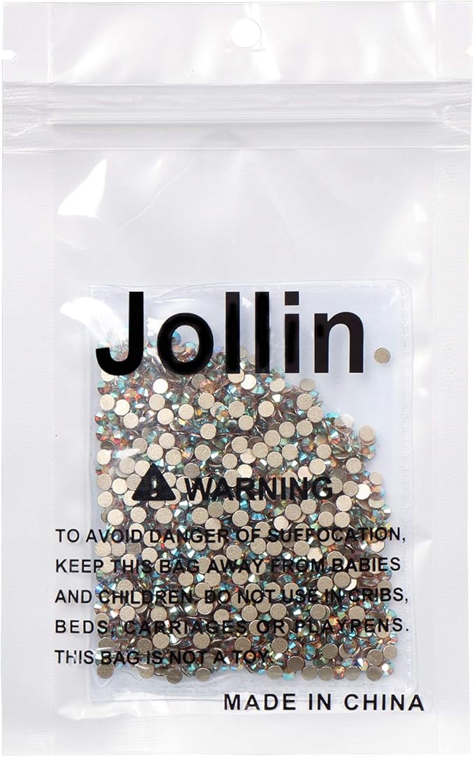 1440pcs Flatback Rhinestones Glue Fix Crystal Glass Diamantes Gems for Crafting Nail Art Crafts Decorations Clothes Shoes 3.2 mm (ss12, DawnLight)