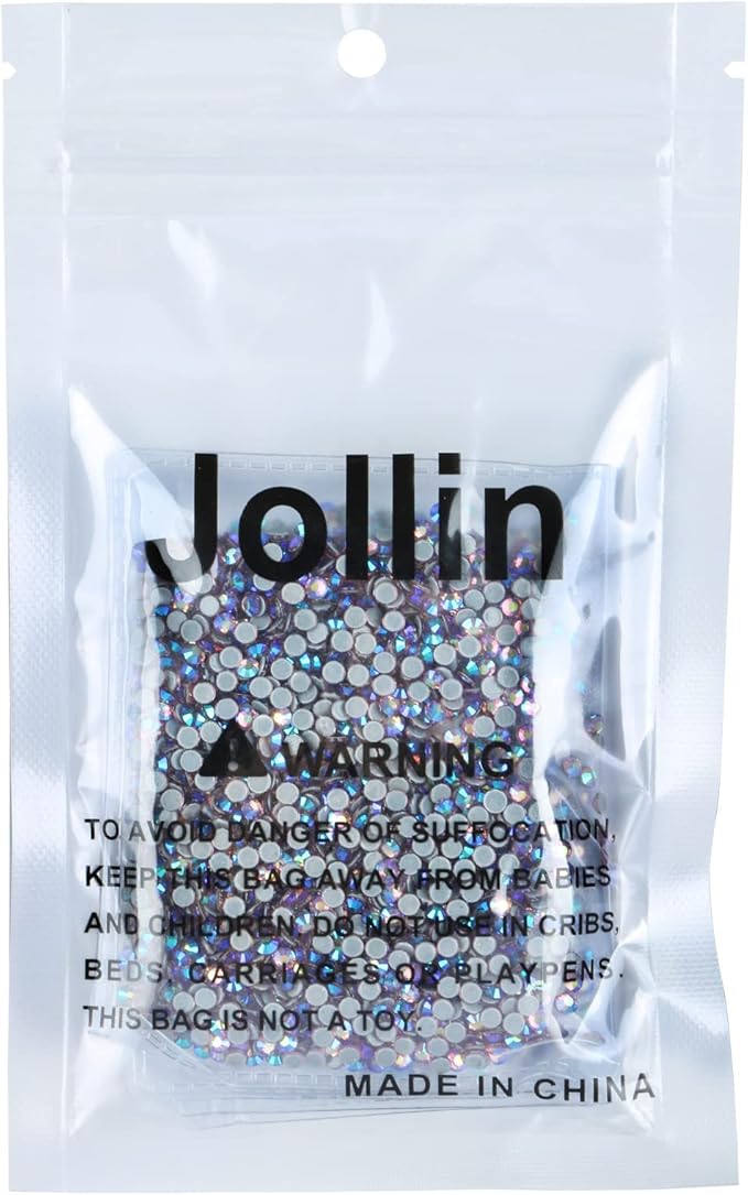 Hot Fix Crystal Flatback Rhinestones Glass Diamantes Gems 2.8mm(10ss 2880pcs, Light Purple AB)