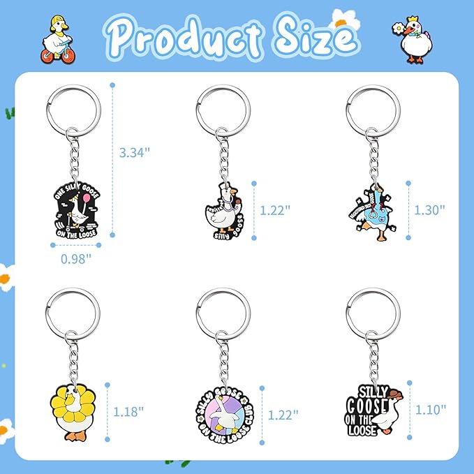Keychains Bulk DIY Cute Keychain Charms Backpack Charms for Girls Backpack Keychains PVC Key Ring Party gifts