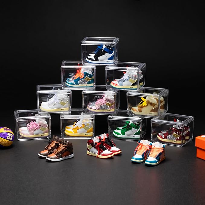 MPK 3D Mini Shoe Keychain,Sneaker Shoe lovers Keychainirthday Birthday Party Mystery Goodie Bag Prizes