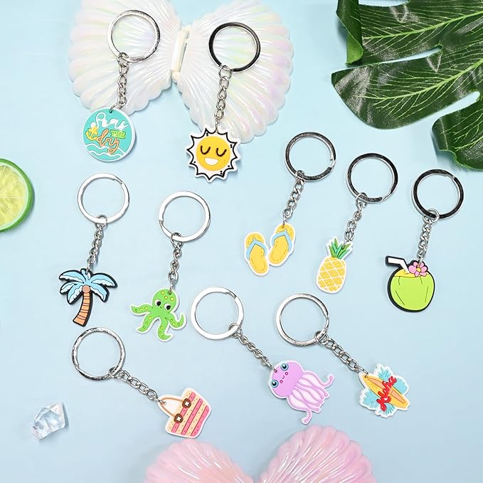 XHAOYEAHX Random Keychains Bulk,Cute Key Chain for Prizes Gifts Party Favors